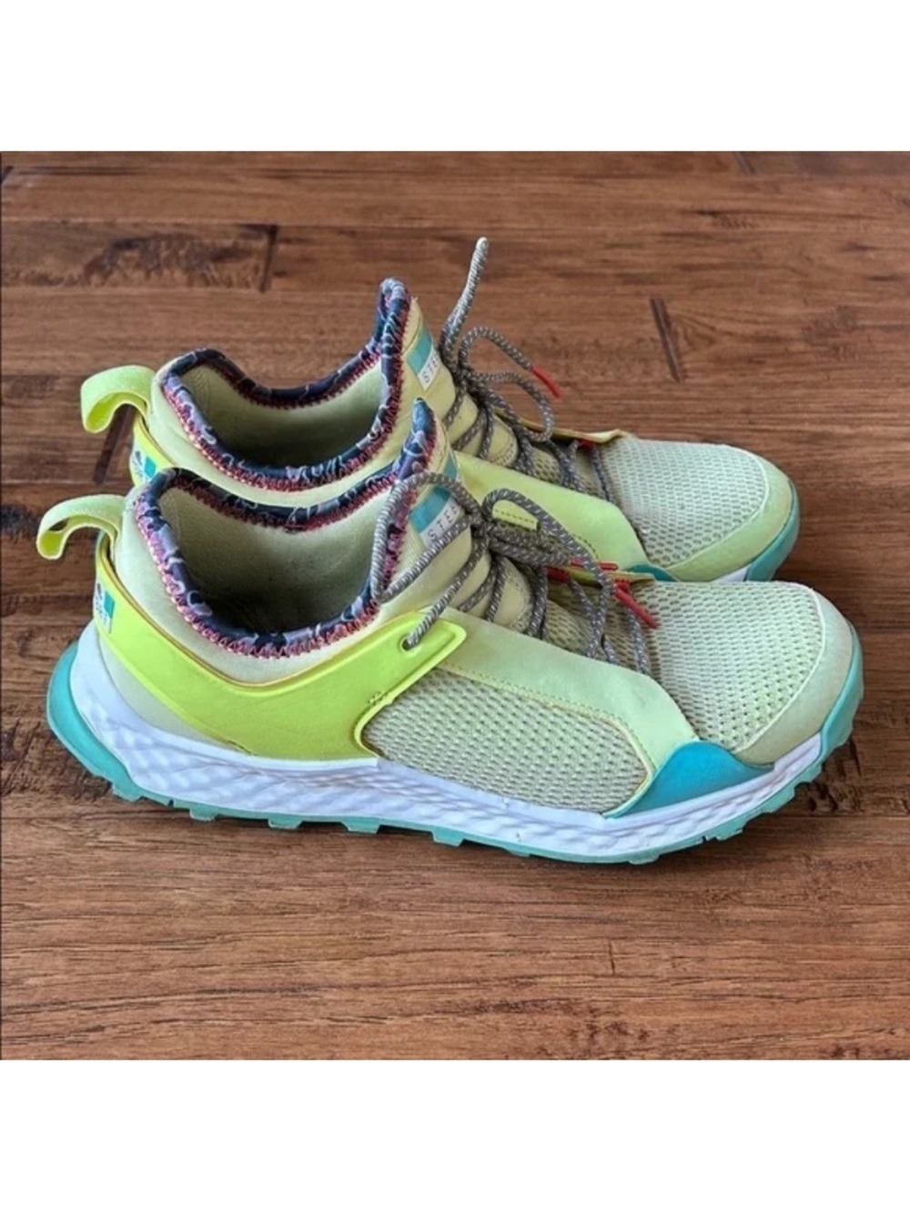 Adidas Stella McCartney Aleki X Cross Training Shoes Sneakers Yellow Green 7